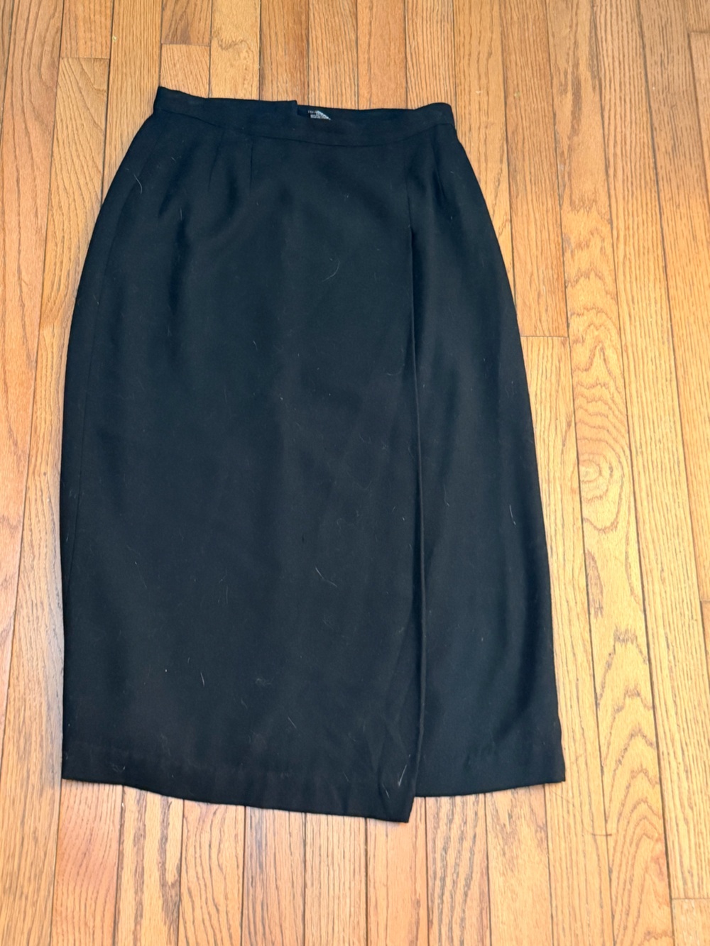 Vintage Classic Black Women's wrap  Skirt